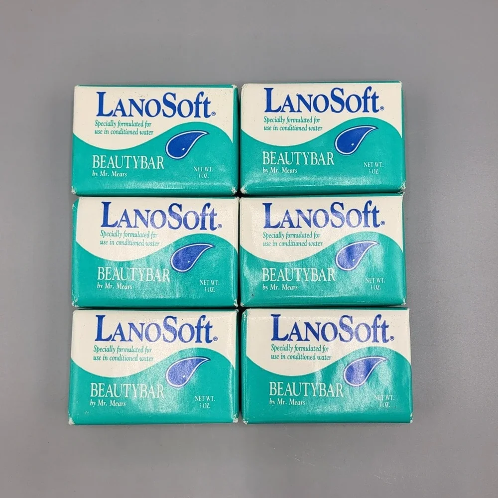 Lanosoft Lot of 6 Vintage Bars by Mr. Mears Beauty Bar Soap New Sealed